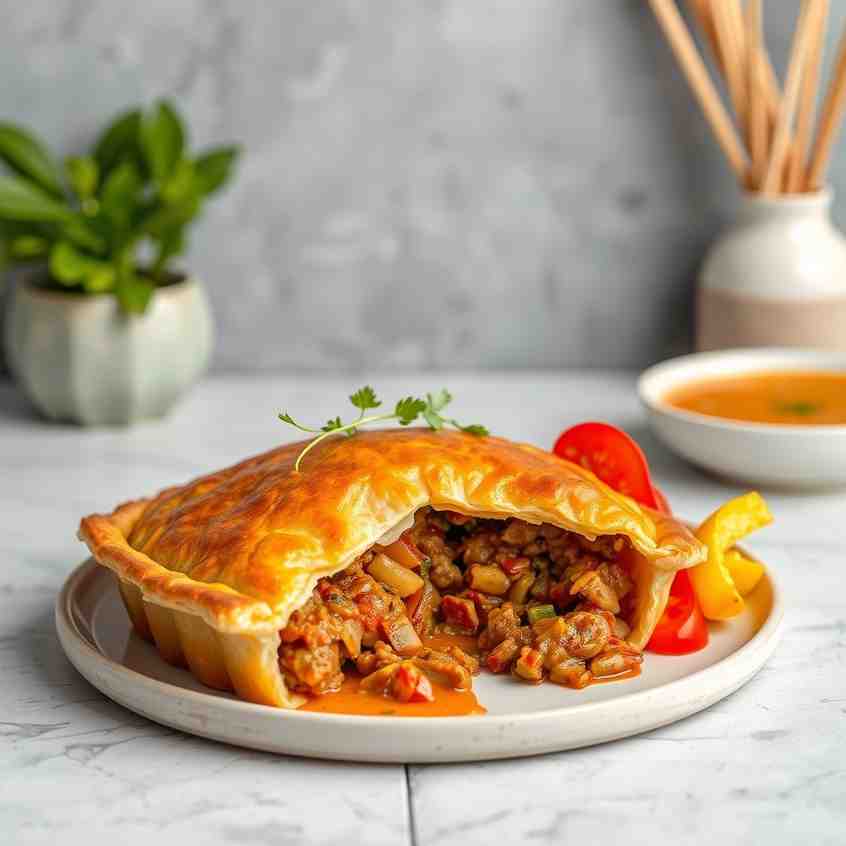 Bhutanese Shabalay - Crispy Meat and Veg Recipe